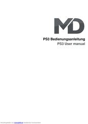 MD PS3 Bedienungsanleitung