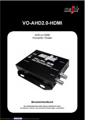 VideoOne VO-AHD2.0-HDMI Benutzerhandbuch