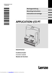 Lenze E82ZAFAC010 Montageanleitung
