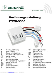 INTERTECHNO ITWR-3500 Bedienungsanleitung