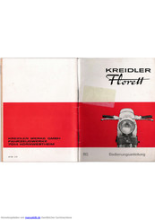 kreidler RS-1974 Bedienungsanleitung