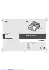 Bosch AL 2450 DV Professional Originalbetriebsanleitung