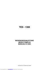 TES TES-1300 Bedienungsanleitung