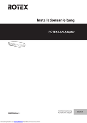 Rotex LAN-Adapter Installationsanleitung