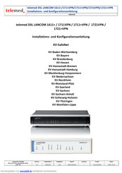 Telemed LANCOM 1611+ Installations- Und Konfigurationsanleitung
