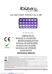 Ibiza UV LED LIGHT EFFECT Bedienungsanleitung