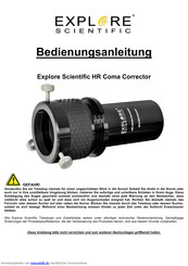 Explore Scientific HR Coma Correcto Bedienungsanleitung