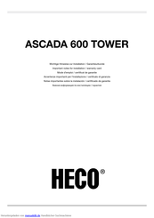 Heco Ascada 600 TOWER Installation