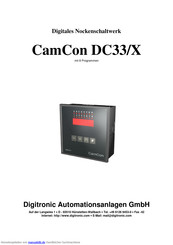Digitronic CamCon DC33/X Handbuch
