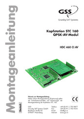 GSS HDC 460 CI AV Montageanleitung