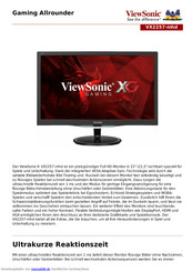 ViewSonic VX2257-mhd Schnellstartanleitung