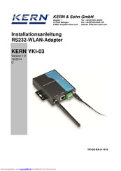 KERN YKI-03 Installationsanleitung