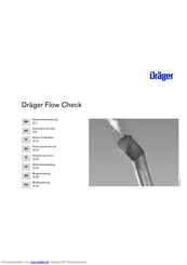 Dräger Flow Check Gebrauchsanweisung