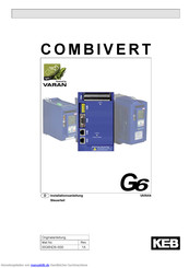 keb COMBIVERT G6 Installationsanleitung