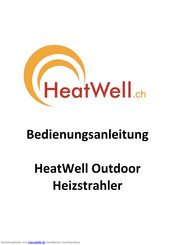 heatwell HeatWell Outdoor Bedienungsanleitung