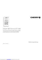 Cherry eHealth-BCS Terminal ST-1503 Bedienungsanleitung