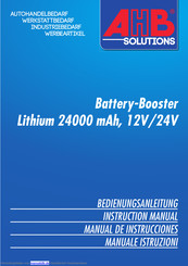 AHB Battery Booster Lithium 24000 Bedienungsanleitung
