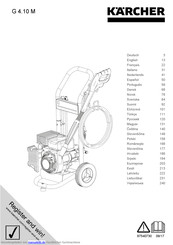 Kärcher G 4.10 M Originalbetriebsanleitung