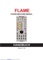 Flame CHORD MACHINE Handbuch