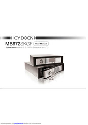 Icy Dock MB672SKGF Handbuch