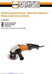 ALFRA KFK5 Bedienungsanleitung
