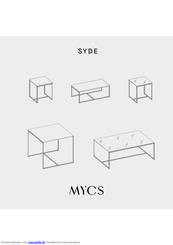 MYCS SYDE Bedienungsanleitung