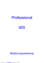 acuhealth Professional 900 Bedienungsanleitung