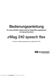 Schweizer eMag 240 Bedienungsanleitung