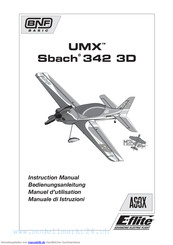 E-FLITE UMX Sbach 342 3D Bedienungsanleitung