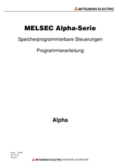 Mitsubishi Electric Alpha Programmieranleitung