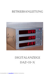 GPT – Dortmund DAZ-01-4 Betriebsanleitung