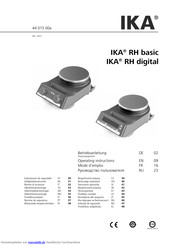 IKA RH basic Betriebsanleitung