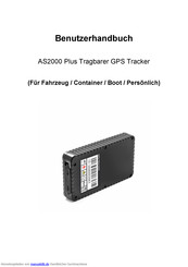 I-Trac GPS AS2000 Plus Benutzerhandbuch