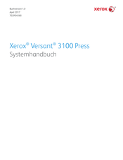 Xerox Versant 3100 Press Systemhandbuch