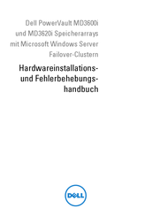 Dell POWERVAULT MD3600I Hardwareinstallationsund Fehlerbehebungshandbuch