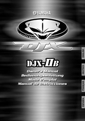 Yamaha DJX-IIB Bedienungsanleitung
