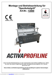 Activa Grillküche KYQ 6320G Montage- Und Betriebsanleitung