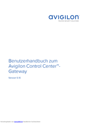 Avigilon Control Center Gateway Benutzerhandbuch