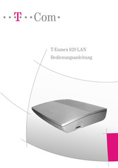 T-COM T-Eumex 820 LAN Bedienungsanleitung