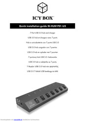 Icy Box IB-HUB1701-U3 Betriebsanleitung