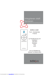 INTRO II HS9 Bedienungsanleitung