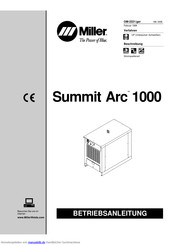 Miller Summit Arc 1000 Betriebsanleitung