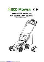 ECO Mower MA-ES360LA Bedienungsanleitung