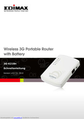 Edimax 3G-6218N Schnellanleitung