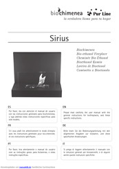 Biochimenea Sirius Kurzanleitung