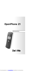 Detewe OpenPhone 21 Bedienungsanleitung