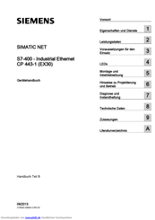 Siemens CP 443-1 Gerätehandbuch