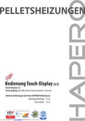 Hapero Touch-Display 1.0 Bedienunganleitung