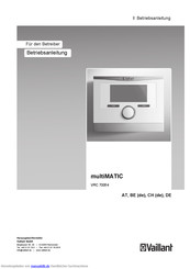 Vaillant multiMATIC VRC 700f/4 Betriebsanleitung