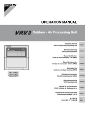 Daikin VRV II Betriebsanweisung